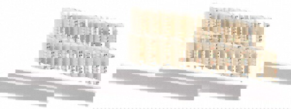 Terminal Blocks; Block Type: Wiring; Mounting Type: Wall Mount; Maximum Compatible Wire Size (AWG): 22 AWG; Minimum Compatible Wire Size (AWG): 26 AWG; Contact Material: Phosphor Bronze; Block Material: Polycarbonate; Block Color: White; Standards Met: UL